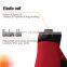 HANDLANDY Breathable Flexible Dexterity 3 Open Fingers Light Duty Industrial Work Gloves Multi Purpose Red Work Gloves