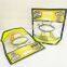 Eco-friendly transparent plastic bread roasted chicken packaging bag with punch hole handle
