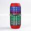2015 fashionable colorful portable wireless led light pulse bluetooth speaker with fm