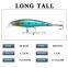 11.2cm 13.2g 10 colors 3D Bionic eyes Saltwater Fish Baits with Treble Hooks  Quivering Floating Minnow Sea Bass  Bait Fishing
