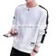 Manufacturer custom spring and autumn men's plus size sweatshirt sports long-sleeved round neck sweater