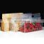 Transparent Flat Bottom Eight Sides Seal Pouches Plastic Bag Kraft Paper Frosted Self-sealing Bag with Handle