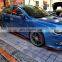 Factory Direct Auto Parts Car Accessories Side Skirts, ABS Material Gloss Black +Red Universal Side Skirts Tpye D For All Car