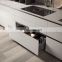 Australian Modern Kitchen Furniture Unit 2021 Matt Grey Lacquer Melamine Laminate Kitchen Cabinets
