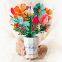 Wholesale Custom Printing 3D Flower Basket Pop-up Cards Best Birthday Greeting Cards for Lovers