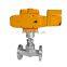 Double Flanged 3 inch Stainless Steel Multi Turn Intelligent Motorized Electric Steam Globe Valve