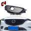 Ch Perfect Fitment Bumper Car Grille Mesh Front Car Grille Guard Front Grille With Light Fit For Mazda 3 2014-2016
