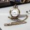 GOHUOS Bronze Wristwatch Pocket Watches For Men Women Quartz Vintage Wrist Watch