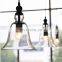 1 Light Vintage Hanging Big Bell Glass Shade Ceiling Lamp Pendent Fixture