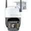 20X Zoom 2МП IP-камера беспроводная Wi-Fi для охраны наружного помещения с ПТЗ, 1080P HD купольная камера видеонаблюдения с функцией отслеживания движения CamHipro