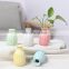 Ideal Gift Colorful Ceramic Vase With Different Embossed Design Flower White Vase Decor Home Pink Vase