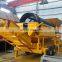 Diesel Generator Mobile Compost Screener With Stacking Conveyor