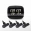 Promata high quality wireless cigarette Lighter TPMS Car tyre pressure monitor system for 4