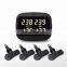 Promata high quality wireless cigarette Lighter TPMS Car tyre pressure monitor system for 4