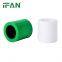 IFAN Wholesale Green Customized Plastic round connect PPR Socket PPR Pipe Fitting