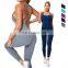 Gym Wear Women Ladies One Piece Workout Suit Backless Yoga Bodysuit Jumpsuit Logo Custom Gym Jumpsuit