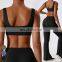 Quick Dry Push Up Shockproof Tops Wholesale Workout Running Top High Impact U-back Gym Fitness Yoga Bra Women Sports Bra