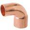 90 degree copper long elbow FTG x C, copper fitting, HVAC/R fittings, air conditioning fitting, copper elbow