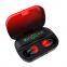 Gradient color Earphones 1500mAh Charging Case 9D Stereo Headset LED Display IPX7 Waterproof TWS Q61X Wireless Blutooth Earbuds