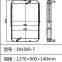 radiator Daewoo DH300-5 DH300-7 water radiator 840*800*60mm hot sale