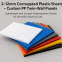 Multicolor Lightweight And Durable 2-12mm Corrugated Plastic Sheets