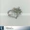 Wholesale fashion crystal Heart shaped pearl brooch