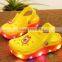 Hot sale fashion comfortable kids led flash shoes