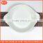 two size porcelain candy shape restaurant heating plate,hotel used ceramic baking plate, cheese baking plate