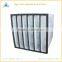 High dust holding capacity pocket filter for gas turbine