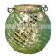solar led garden glass jar light, swirl round glass jar light, glass jar lantern for garden