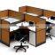 Factory customer customize modern 4 person panel office workstation( SZ-WS012)