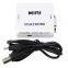 white VGA+R/L audio to HDMI converter