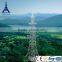 High Tension Self Supporting Steel Telecommunication Tower