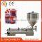 Semi-auto piston cream lotion filling machine