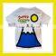 2016 Fashion Products Bros Baby Rinne Benson Back Boy Cotton Printed Short Sleeve White T-Shirt