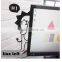 Cute Panda Bear Lion Note Message Strap Message Board Decal Wall Stickers Display Screen Side