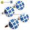 2015 best selling nice gift metal blank cufflinks with pretty design for sale