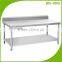 Stainless Steel Furniture Kitchen Hotel Restaurant Working Table Benches With Under Shelf China Gold Supplier