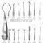 Root elevator dental instruments