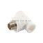 PPR male threaded tee/brass male female threaded tee/plastic water pipe tee/welding y type reducing tee/SS coated tee