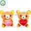 Good quality custom lover plush toys stuffed teddy bear