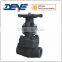 Forged Steel A105N BW ends or SW ends API600 Globe Valve With Pressure of 800LBS 1500LBS