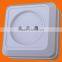 European style surface mounted two gang one way wall switch with light (S1102)