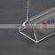 Prime Imported Materials Clear Acrylic Table Tent