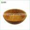 natural bamboo salad fruit round bowl