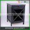 Wholesale Black Wood Bedside Cabinet