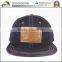 2014 Custom Old School Big Leather Patch trucker Hats