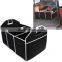 New Car 3 Large sections Trunk Organizer Toys Food Storage Container Bags Box Auto Interior Accessories Black