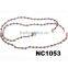 fashion costume multi color natural crystal bead crystal necklace