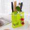 Multi-function spoon fork chopstick knife kitchen plastic storage rack